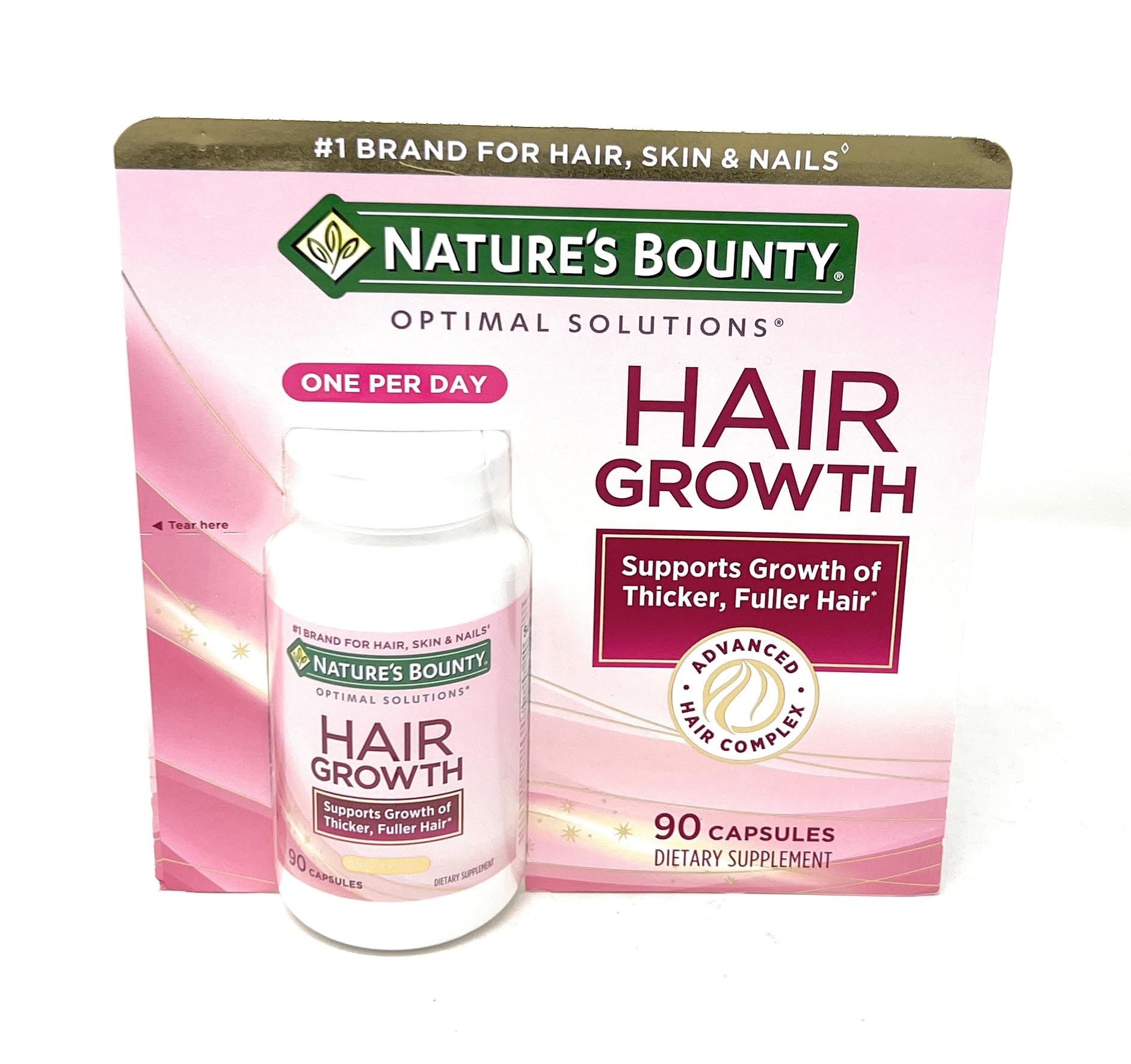Nature’s bounty hair, skin, and nails Amazon.com: Nature's Bounty Hair Growth Supplement, 1 Per
